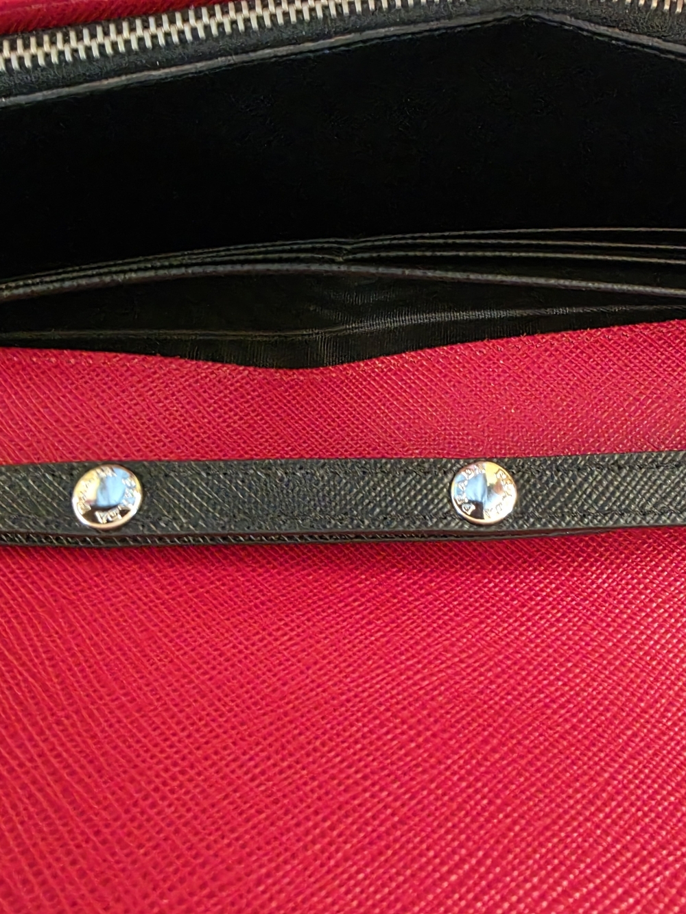 Prada Black Saffiano Chain Wallet Crossbody - Picture 7 of 13